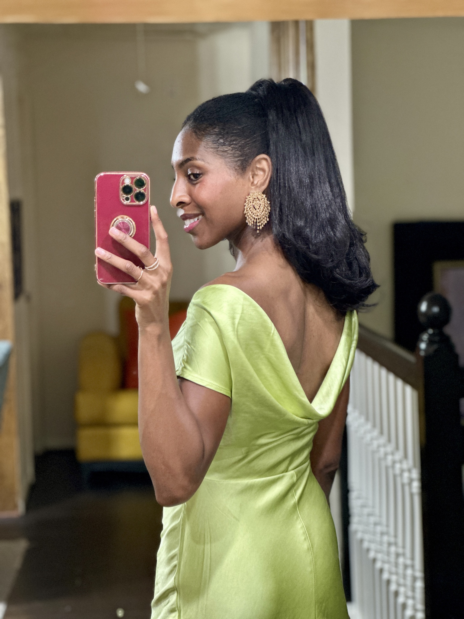 Gorgeous affordable formal dress.  Wearing size small (5’9”)