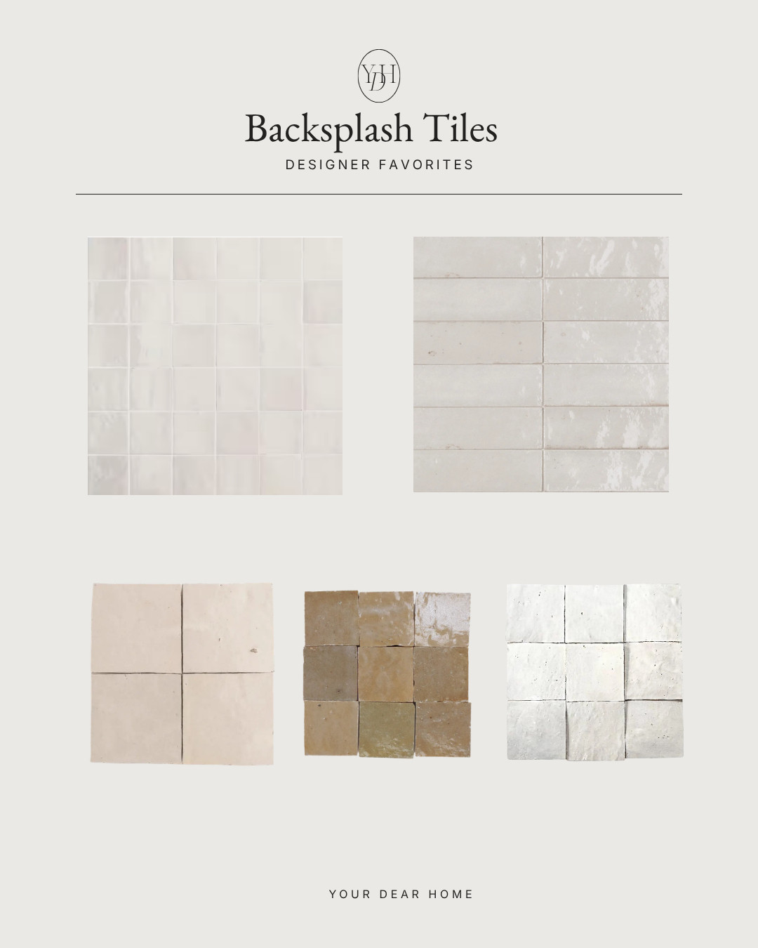 The backsplash is truly where so much personality comes into a kitchen. Handmade textures, imperfect edges, soft creamy tones, and subtle variation are what make a kitchen feel custom and high-end instead of flat or sterile. These tiles have that organic, designer look that makes a kitchen feel warm, lived in, and layered beautifully. 

 #LTKHome