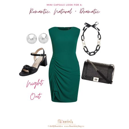 This dress is perfect for a Romantic who has a night out with friends or date night planned. The side ruching creates movement across the hips which gives a svelte, sexy vibe. Layer a workwear blazer over it to go from office to date with ease. 
#romantic #truewinter #winterpalette #datenight 


#LTKmidsize #LTKSeasonal #LTKstyletip