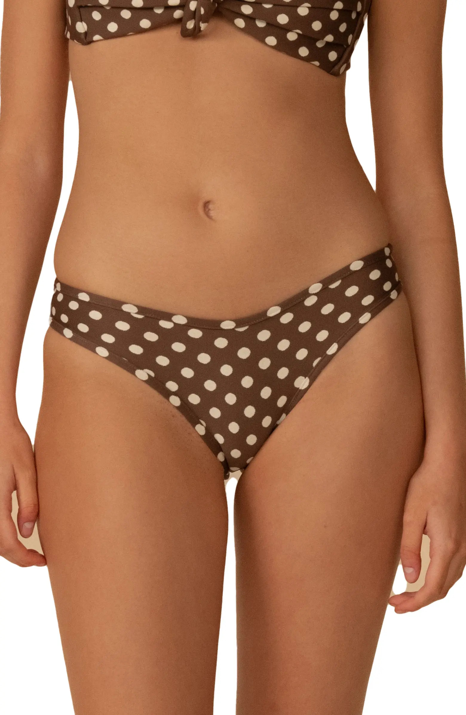 MONTCE Vivian Lulu Polka Dot Bikini Bottoms | Nordstrom | Nordstrom