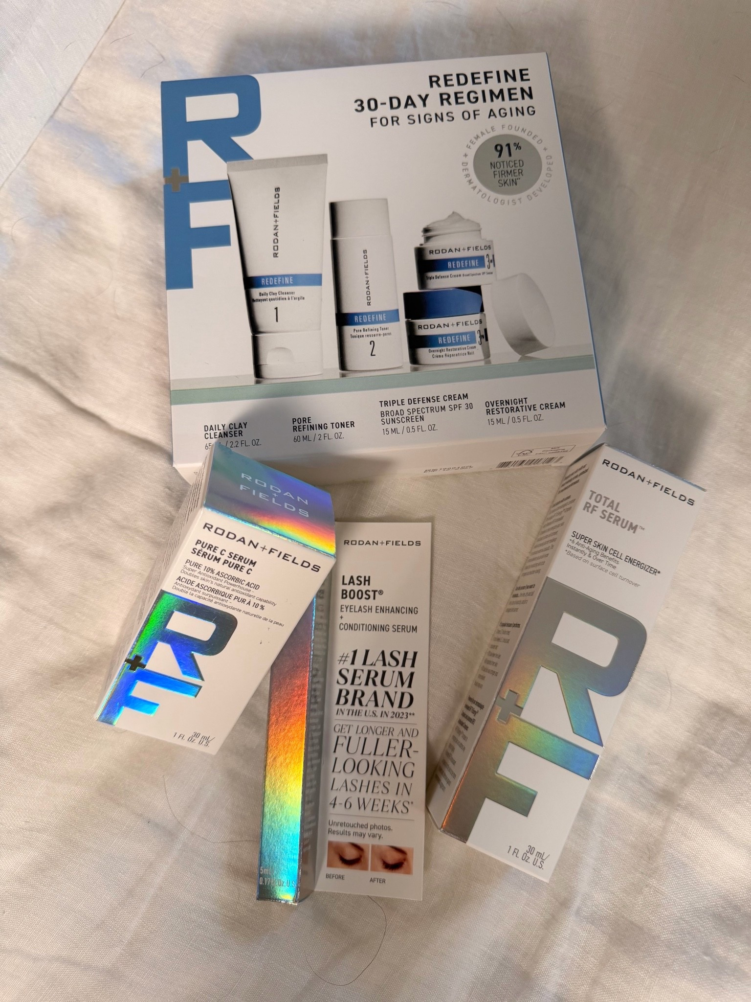 I have been dying to try Rodan + Fields eye lash serum! So excited to try all these products!