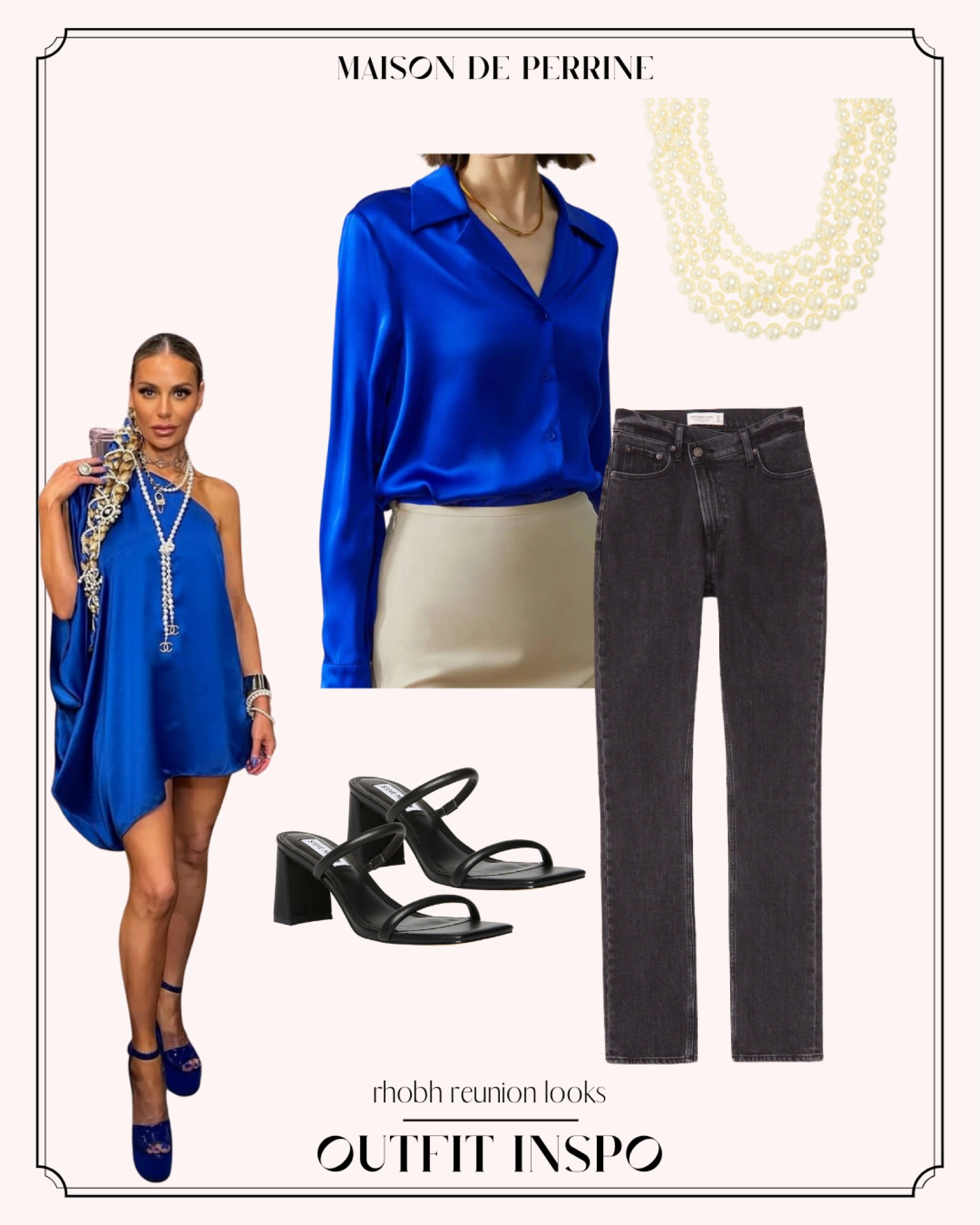 I put this work friendly outfit together inspired by the RHOBH reunion looks! - XO, Krista

#denim #pearls #satinblouse #sheek #outfitinspo

#LTKstyletip #LTKworkwear #LTKshoecrush