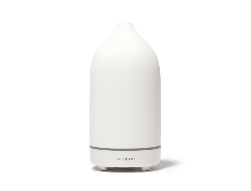 Vitruvi Stone Diffuser - White | Violet Grey