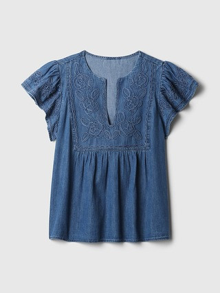 Embroidered Denim Shirt | Gap (US)