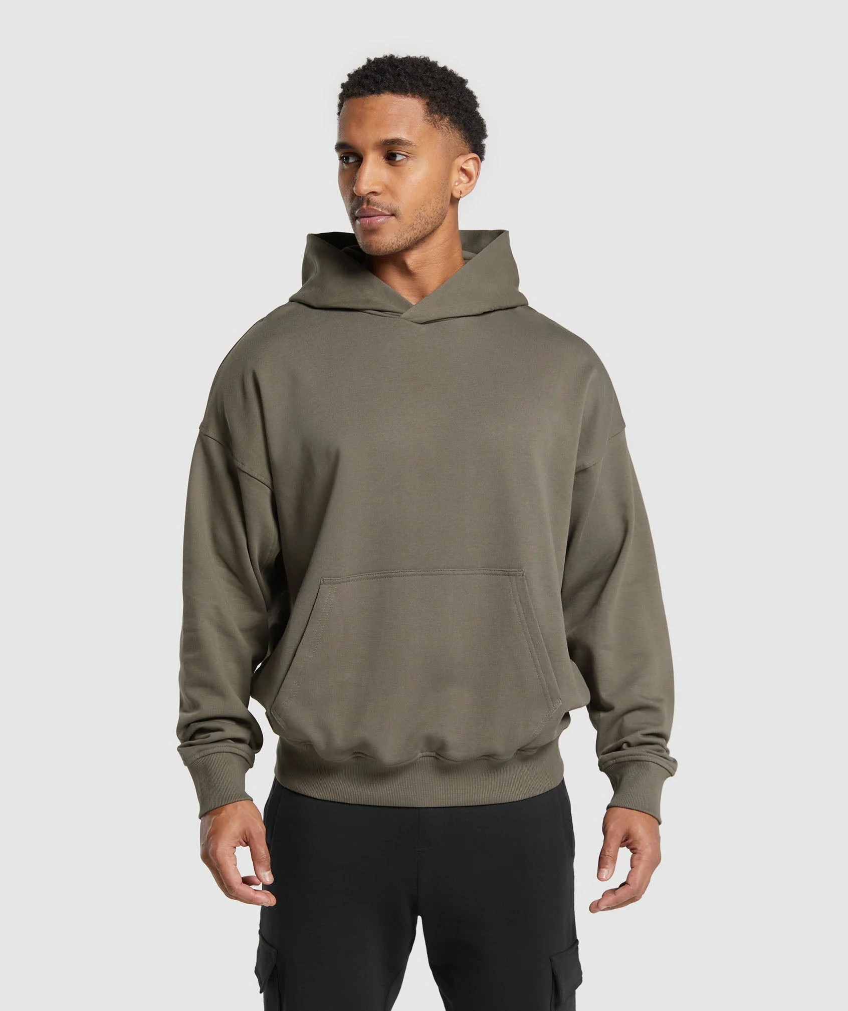 Gymshark Rest Day Essentials Hoodie - Camo Brown | Gymshark US
