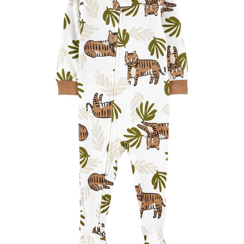 Baby 1-Piece Tiger 100% Snug Fit Cotton Footie PJs | Carter's