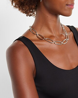 Oval Link Necklace | Express