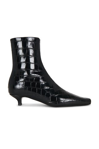 Slim Croco Embossed Ankle Boot | FWRD 