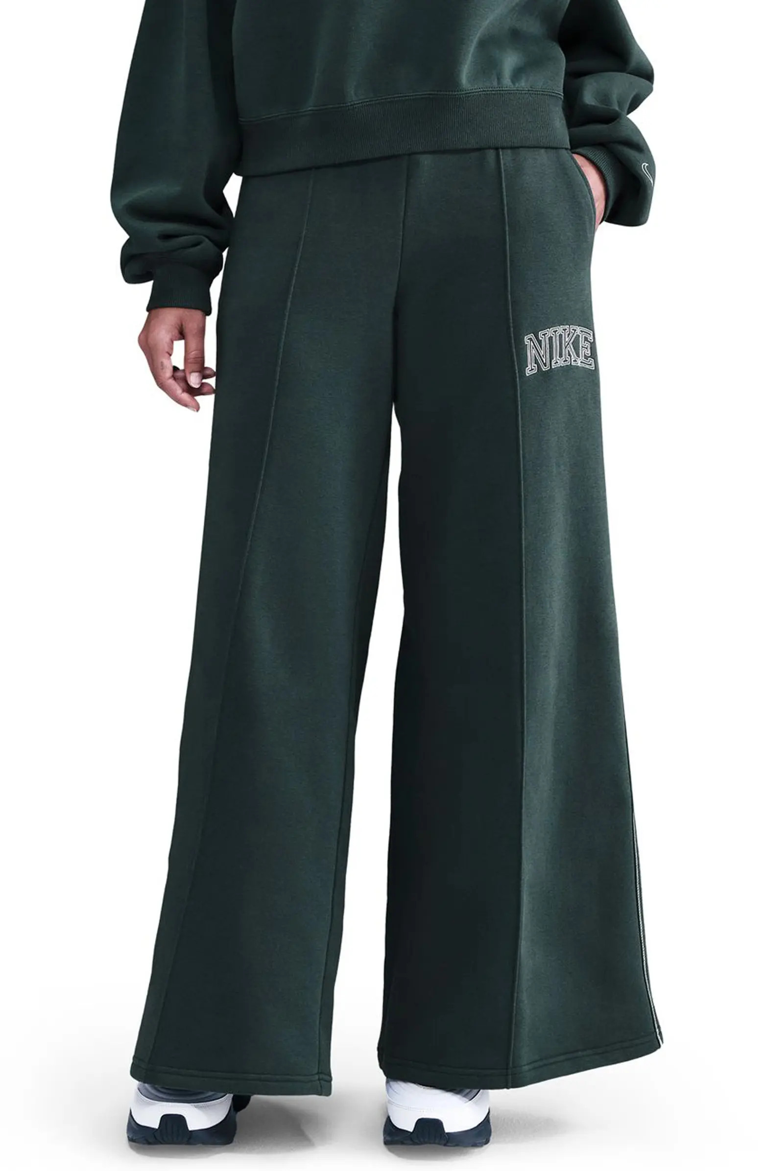 Sportswear Phoenix High Waist Flare Leg Sweatpants | Nordstrom