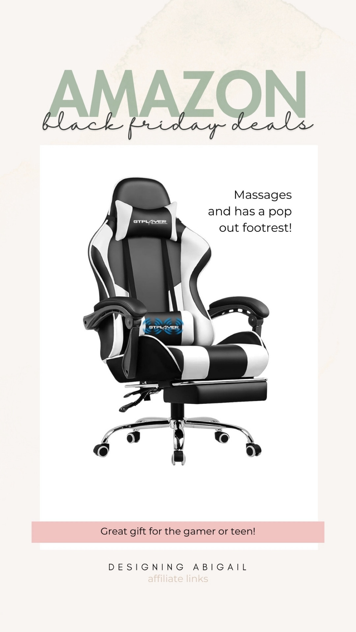 gamer chair, gaming chair, best gaming chair, ergonomic gaming chair, comfortable gaming chair, gaming chair for long hours, gaming chair for back pain, gaming chair for kids, gaming chair for adults, racing style gaming chair, ergonomic gaming chair, adjustable gaming chair, gaming chair with footrest, gaming chair with lumbar support, gaming chair with headrest, budget gaming chair, affordable gaming chair, cheap gaming chair, kids christmas presents, kids christmas gifts, teen christmas gifts, teen gifts, gamer gifts, gamer christmas

 

 #LTKCyberWeek #LTKGiftGuide #LTKFindsUnder100