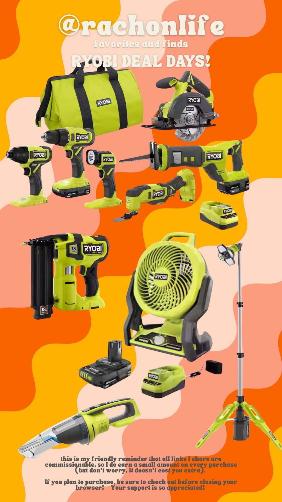 RYOBI DAYS AT HOME DEPOT! I love all my ryobi tools— I have what I use AND what I want linked 💖💖 

#LTKMens #LTKActive #LTKHome