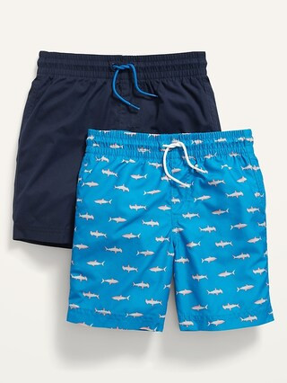 Printed Swim Trunks 2-Pack for Boys | Old Navy (US)