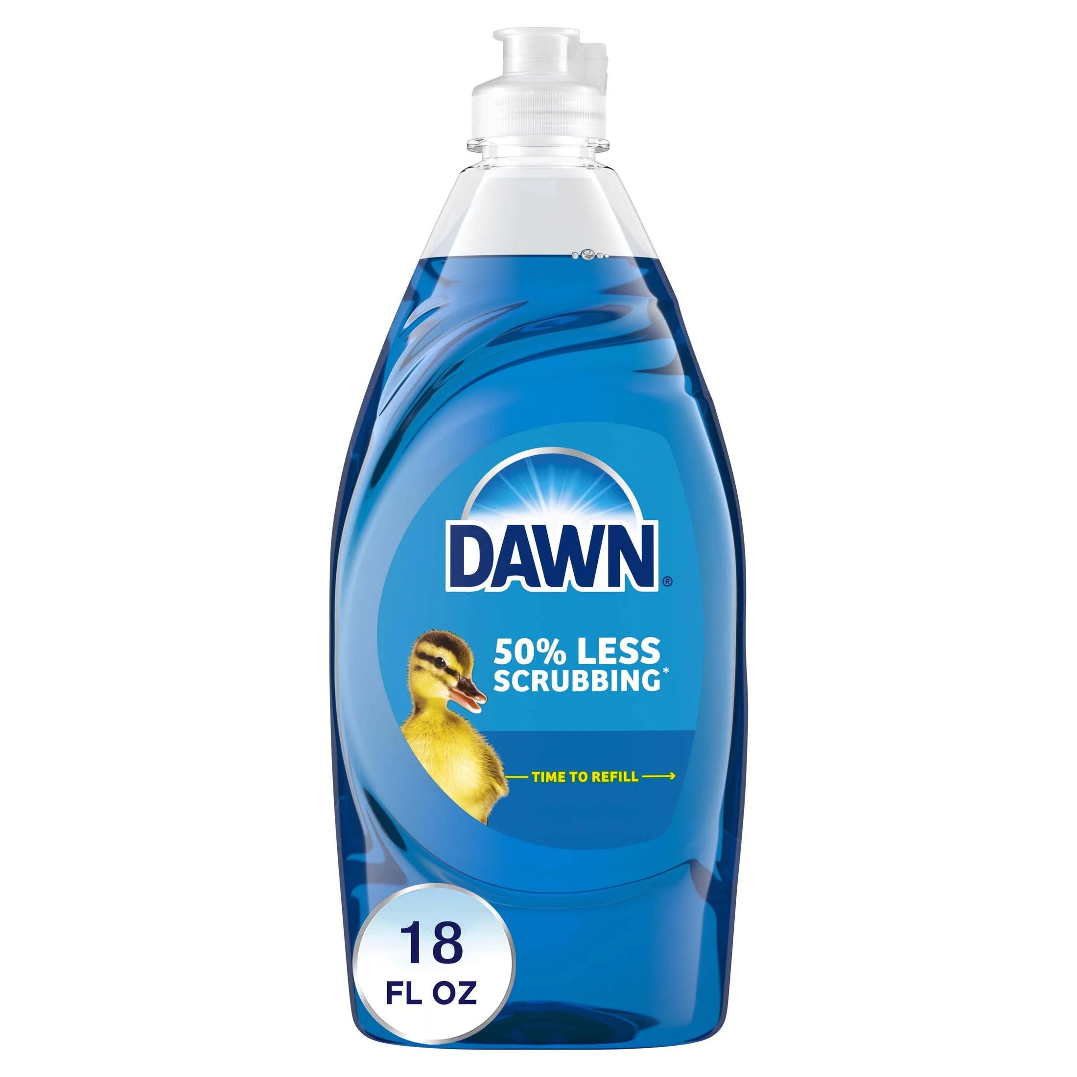 Dawn Ultra Liquid Dish Soap, Dishwashing Liquid, Grease Removal, Original, 18oz | Walmart (US)