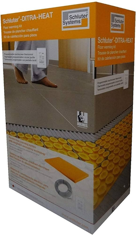 Schluter DITRA Heat Kit DHEKRTW12056 With WiFi Touchscreen Thermostat | Amazon (US)
