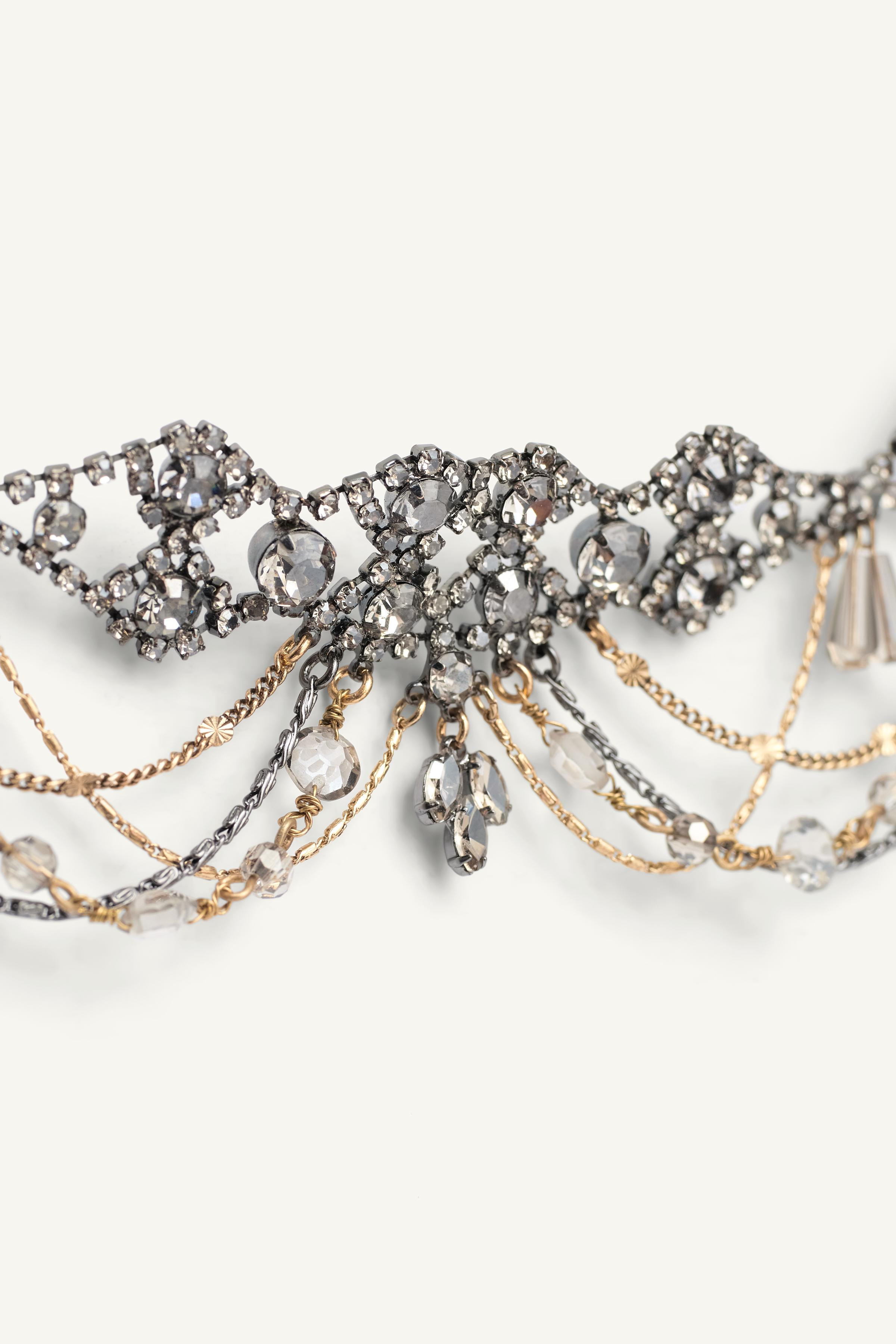 LIMITED EDITION LONG SPARKLY EARRINGS | Zara US