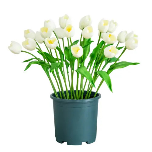 NEARLY NATURAL 2-ft UV Resistant Artificial Tulip Plant in Green at Nordstrom | Nordstrom