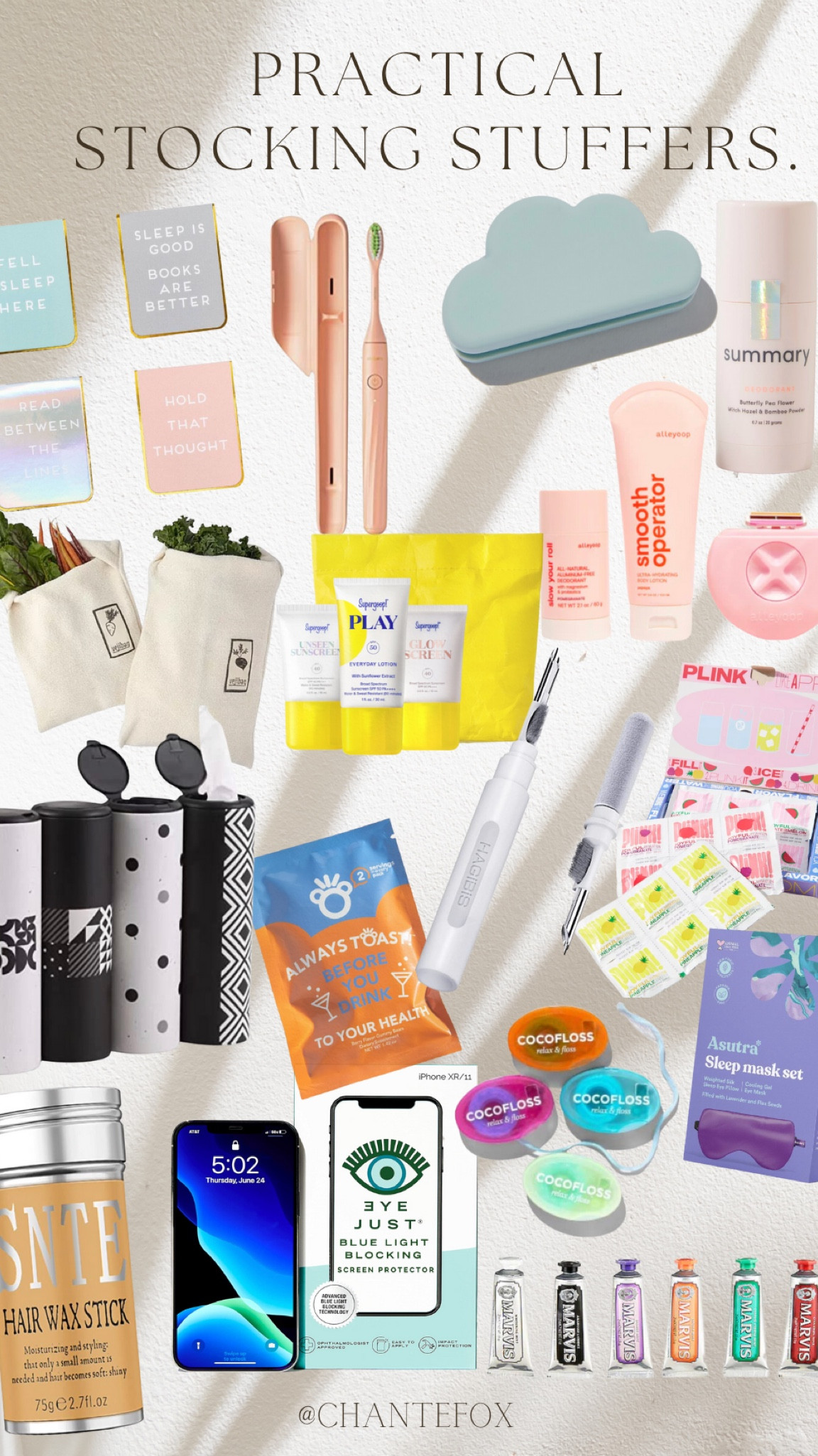 Practical stocking stuffers but cute 


#giftideas #giftguide #christmasgift #giftsforher #gifting #giftforher #giftsforhim #uniquegifts #giftsformom #giftsideas #giftidea #bestgift #giftsforfriends #giftsformen #customisedgifts #giftformom #giftsforalloccasions #giftideasforher #christmasgifts #specialgift #personalisedgifts #customizedgifts #giftideasforhim #christmasgiftideas #christmaspresent #toddlergift #kidgifts #gifts #present #gift 

#LTKhome #LTKGiftGuide #LTKHoliday