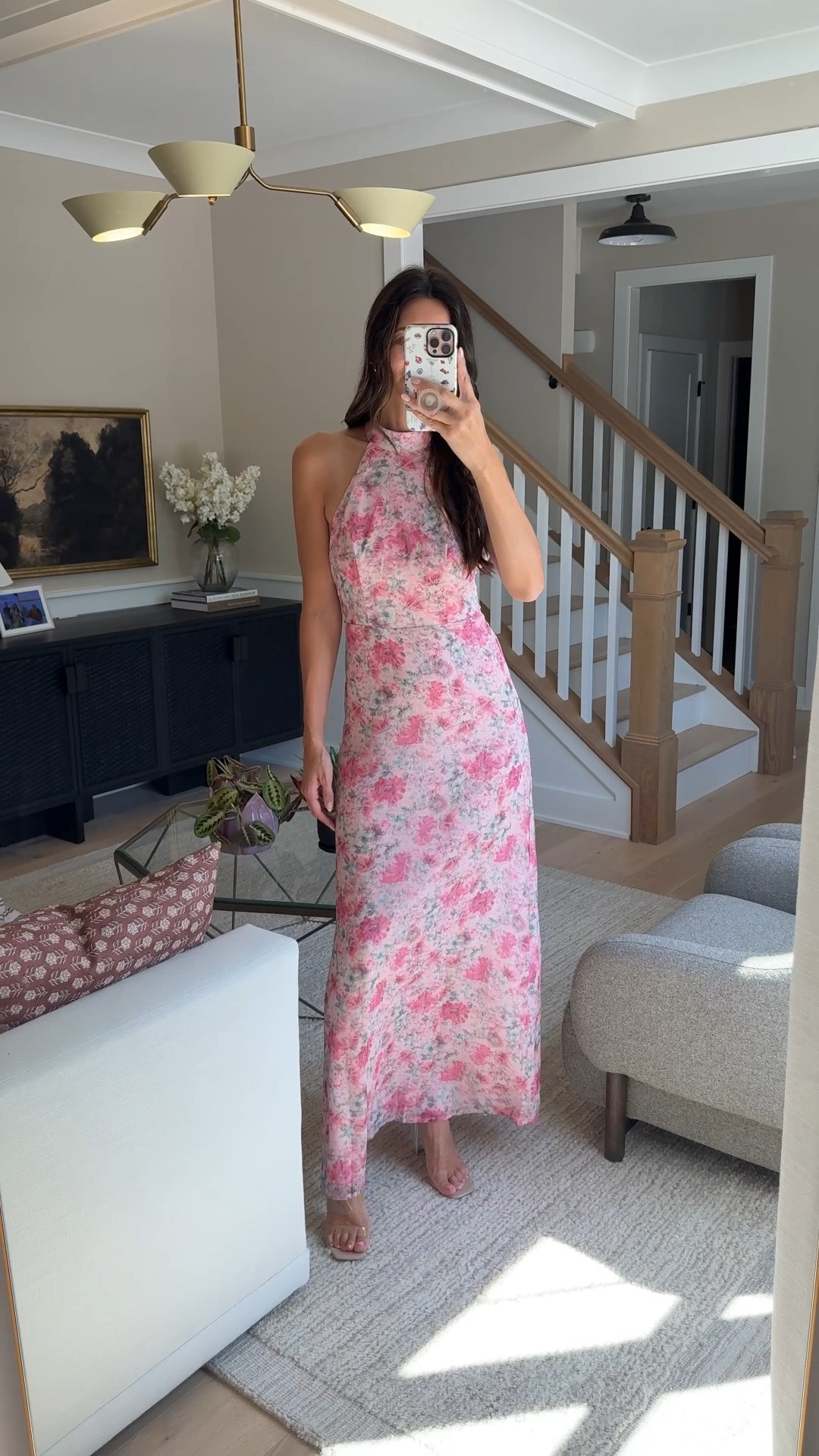 Wearing the small. I am 5’10, plus wearing heels. @Lulus 

Floral dress, wedding guest dress, long dress, lulus

#LTKTall #LTKSaleAlert #LTKootd