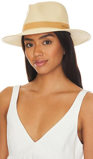 City Straw Hat in Natural | Revolve Clothing (Global)