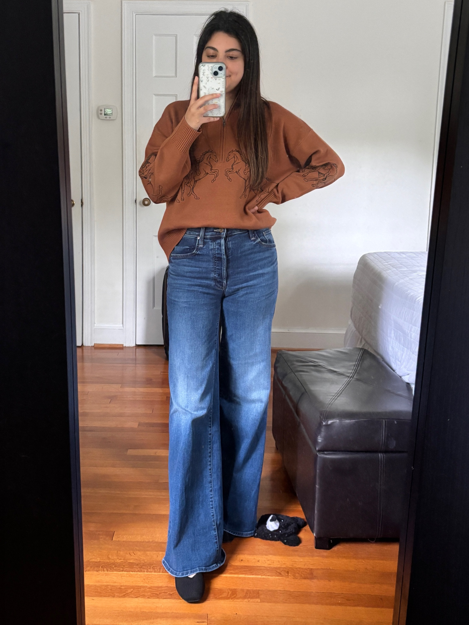 this pattern of the sweater isn’t available online yet but is in stores - perfect WFH outfit that makes you look put together because of the collarr

#LTKSeasonal #LTKWorkwear #LTKStyleTip