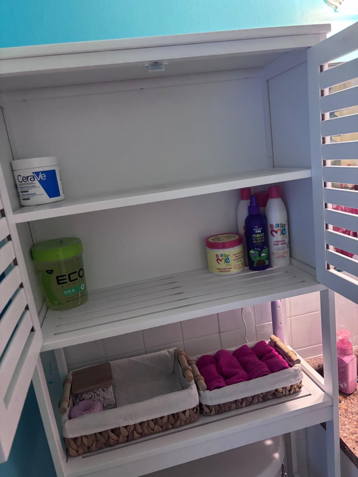 SMIBUY Bathroom Over The Toilet Storage Cabinet, 2 Door Bamboo Cabinet Organizer, Freestanding Sp... | Amazon (CA)