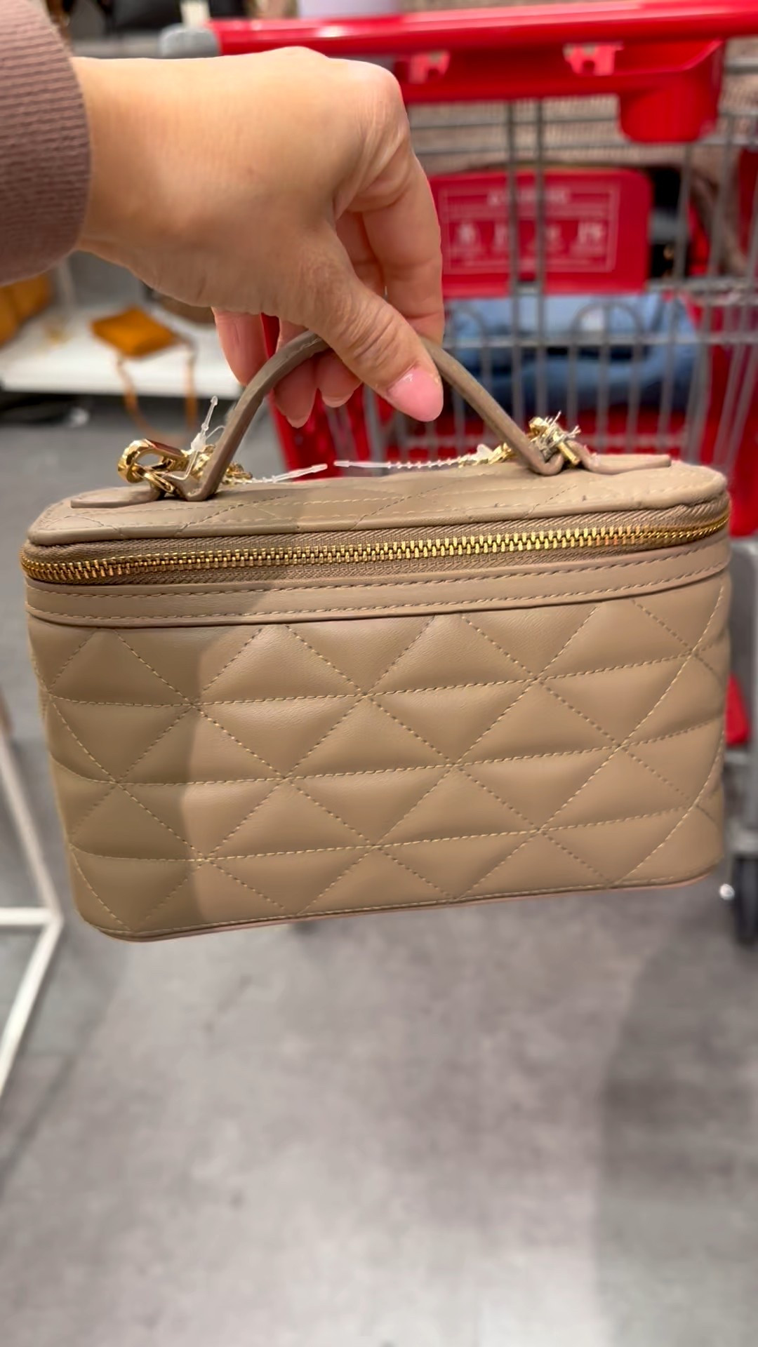 This Target find is giving LUXE! 🤩 Comes in this beautiful beige color, black, and red. 

#LTKGiftGuide #LTKItBag #LTKHoliday