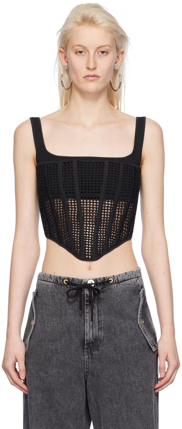 Black Suspend Tank Top | SSENSE