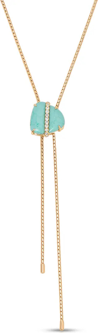 Reconstituted Turquoise Solstice Bolo Necklace | Nordstrom