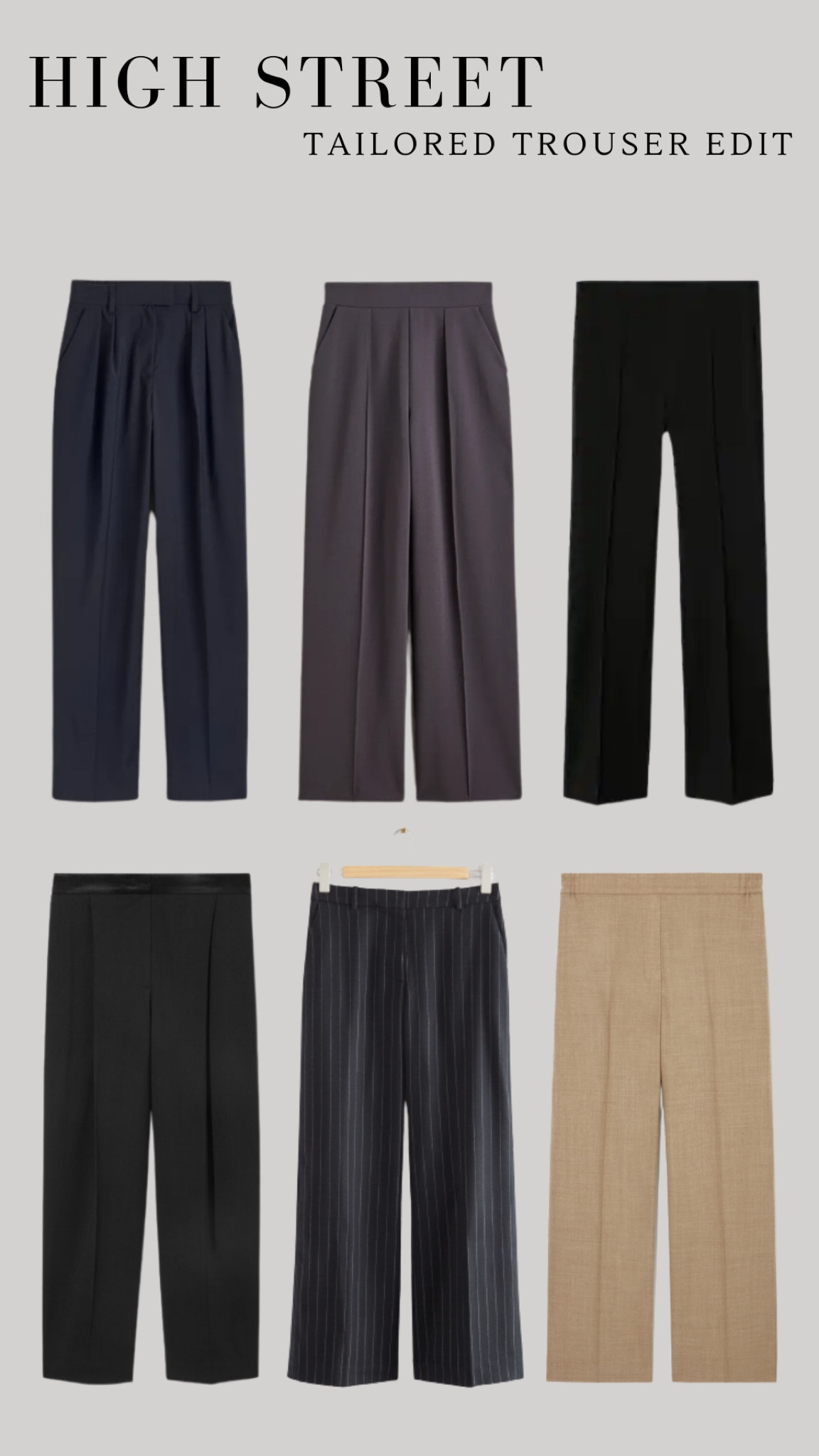 I’ve linked below six of my current favourite tailored trousers available on the high street 

#LTKunder100 #LTKworkwear #LTKeurope