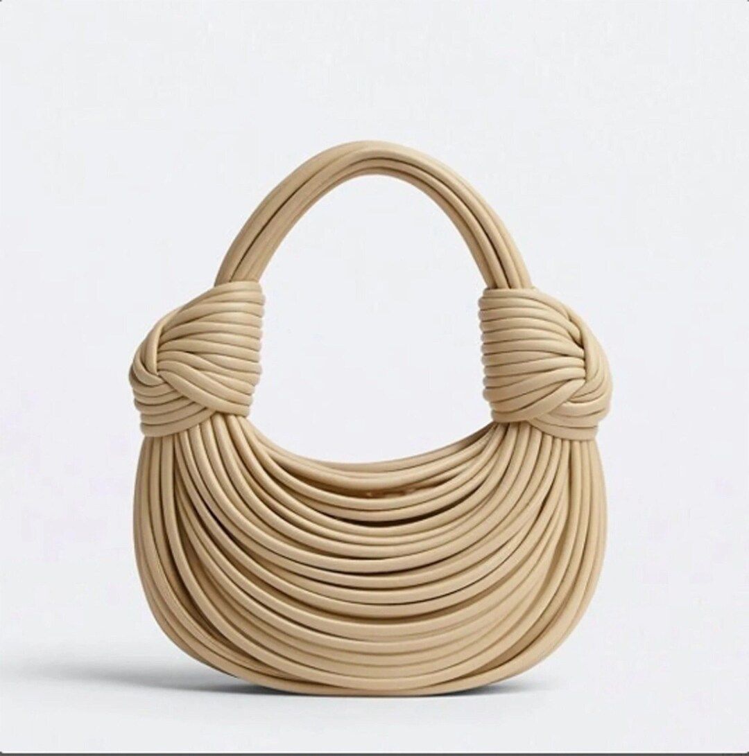 Women Luxury Handbag Double Knot Bag Fashion Designer Bag Calfskin Leather Bag Tote & Hobo Bag Ev... | Etsy (US)