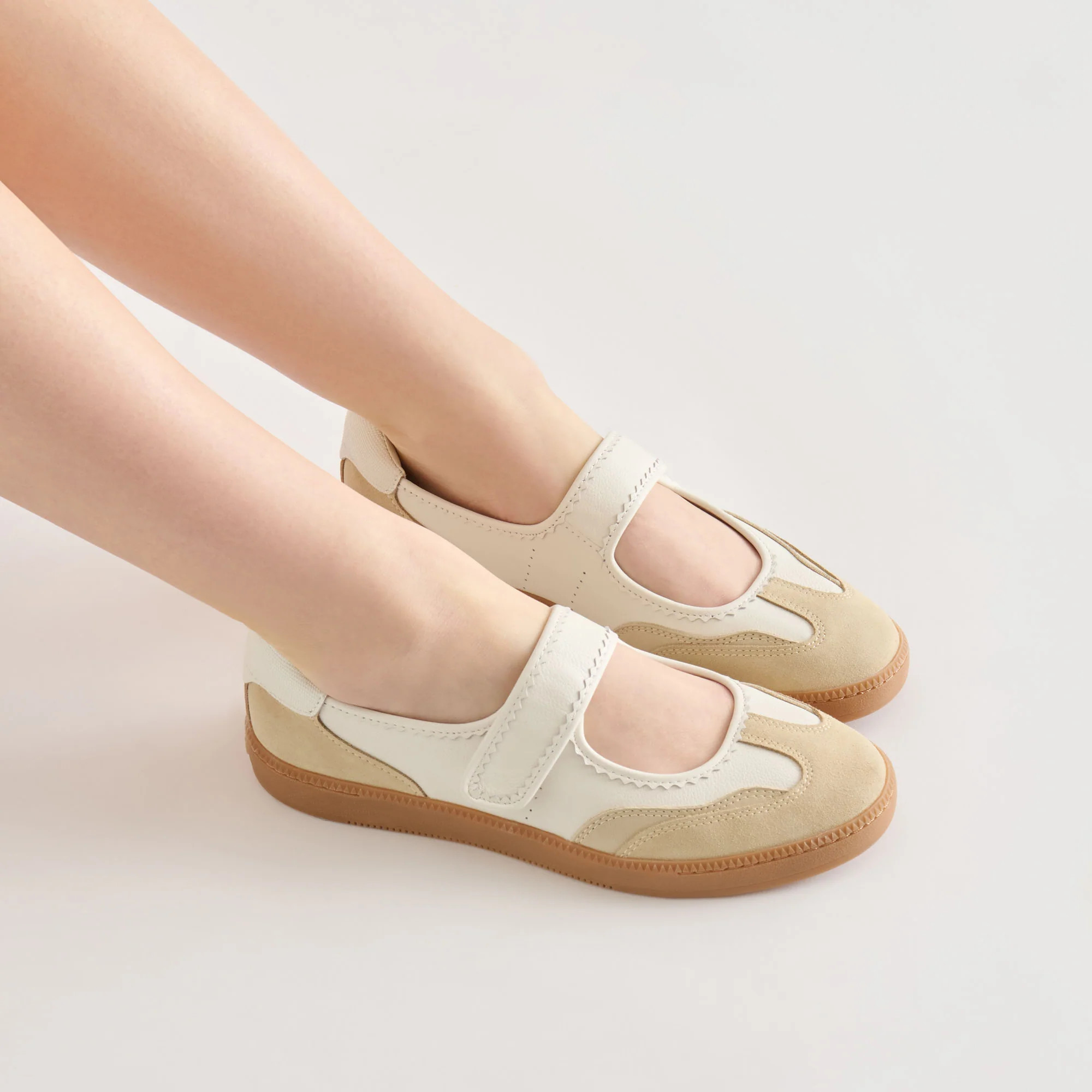 Nanet Ivory Multi Leather Sneakers | Dolce Vita | DolceVita.com