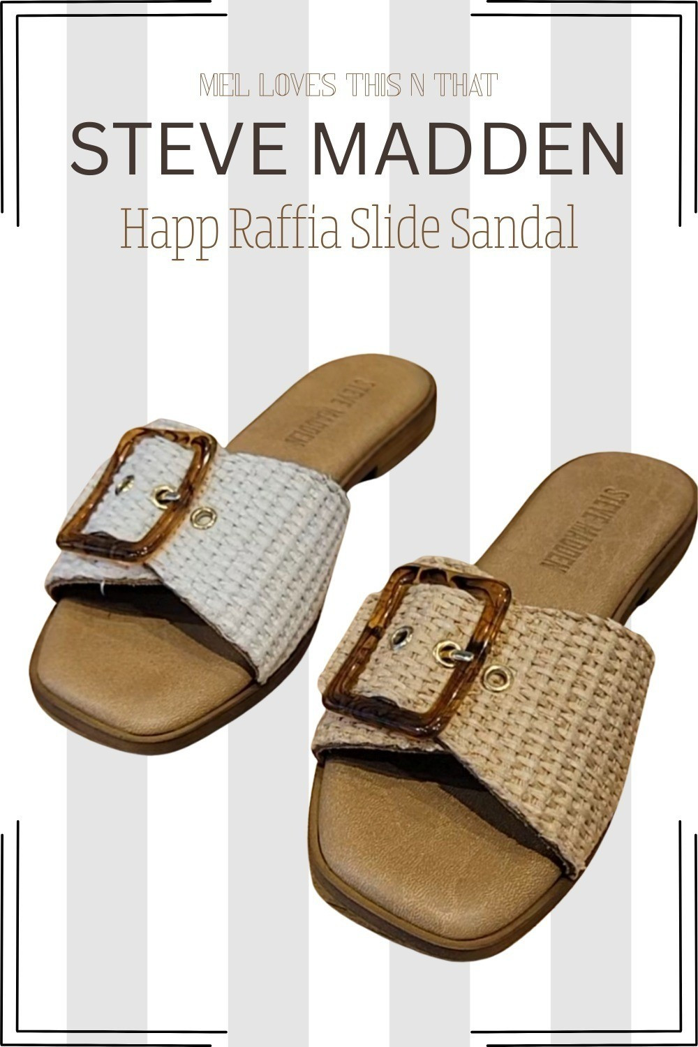 Steve Madden: Happ Raffia Slides

#LTKgrwm #LTKootd