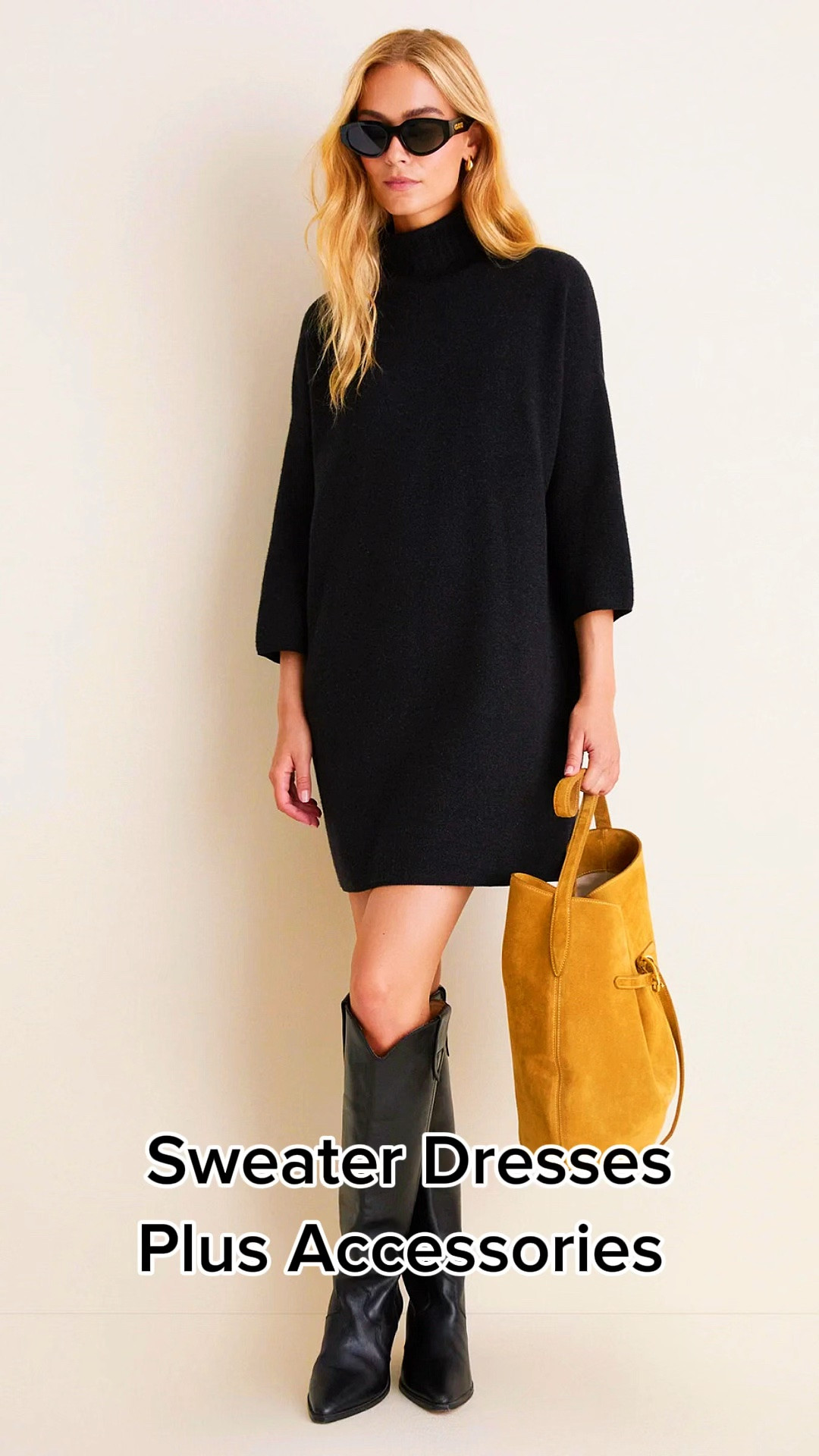 Sweater dress season is officially here. I love styling this silhouette with a pair of sleek ankle boots and a cozy scarf for those chilly days. Adding a layered gold necklace stack and a structured handbag makes it feel polished enough for dinner or the office. You can find all these pieces linked below! #falloutfits #winterootd #sweaterdressseason #streetstyle #capsulewardrobe

#LTKOver40 #LTKTravel #LTKWorkwear