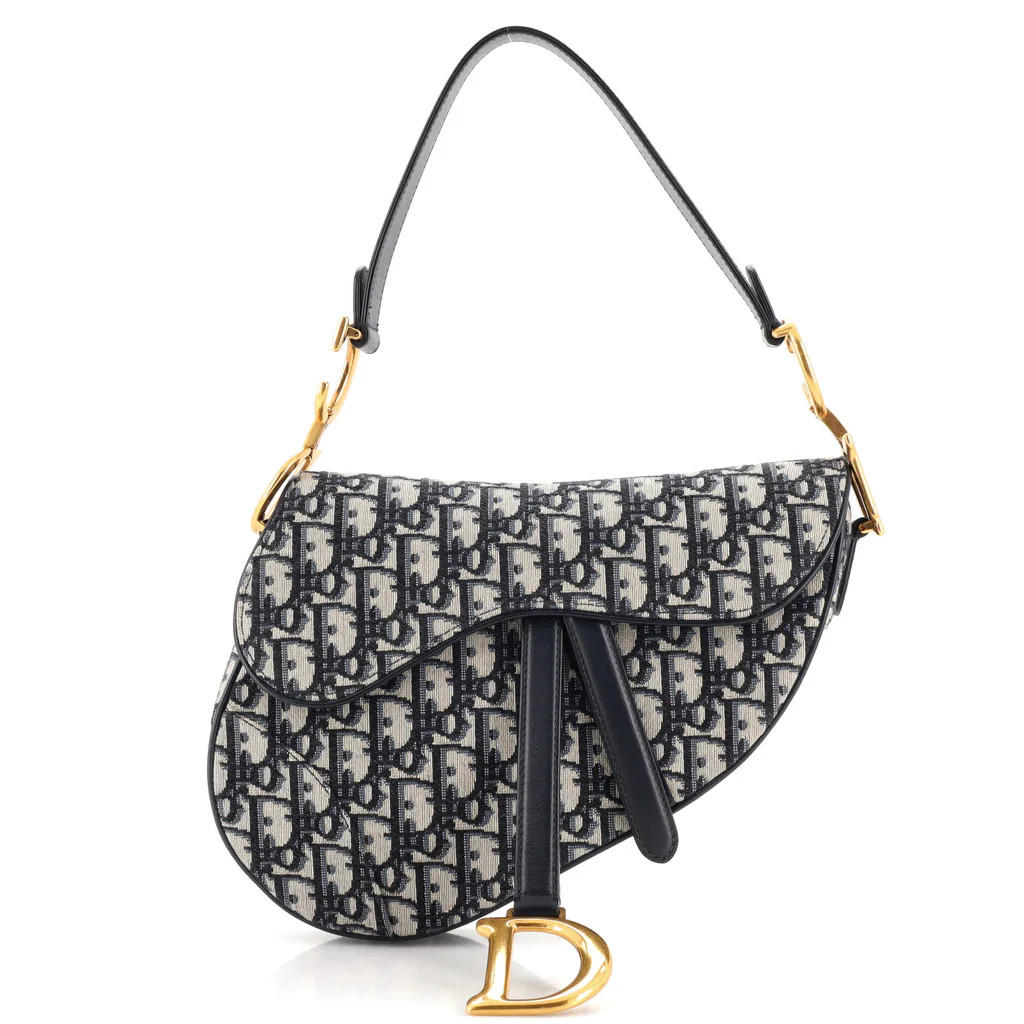 Saddle Handbag Oblique Canvas Medium | Rebag