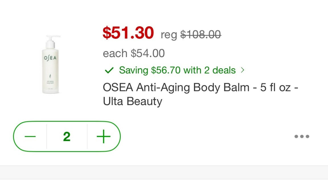 Osea body lotion buy one get one FREE on targets site right now!!!

#LTKBeauty #LTKselfcare #LTKValentine