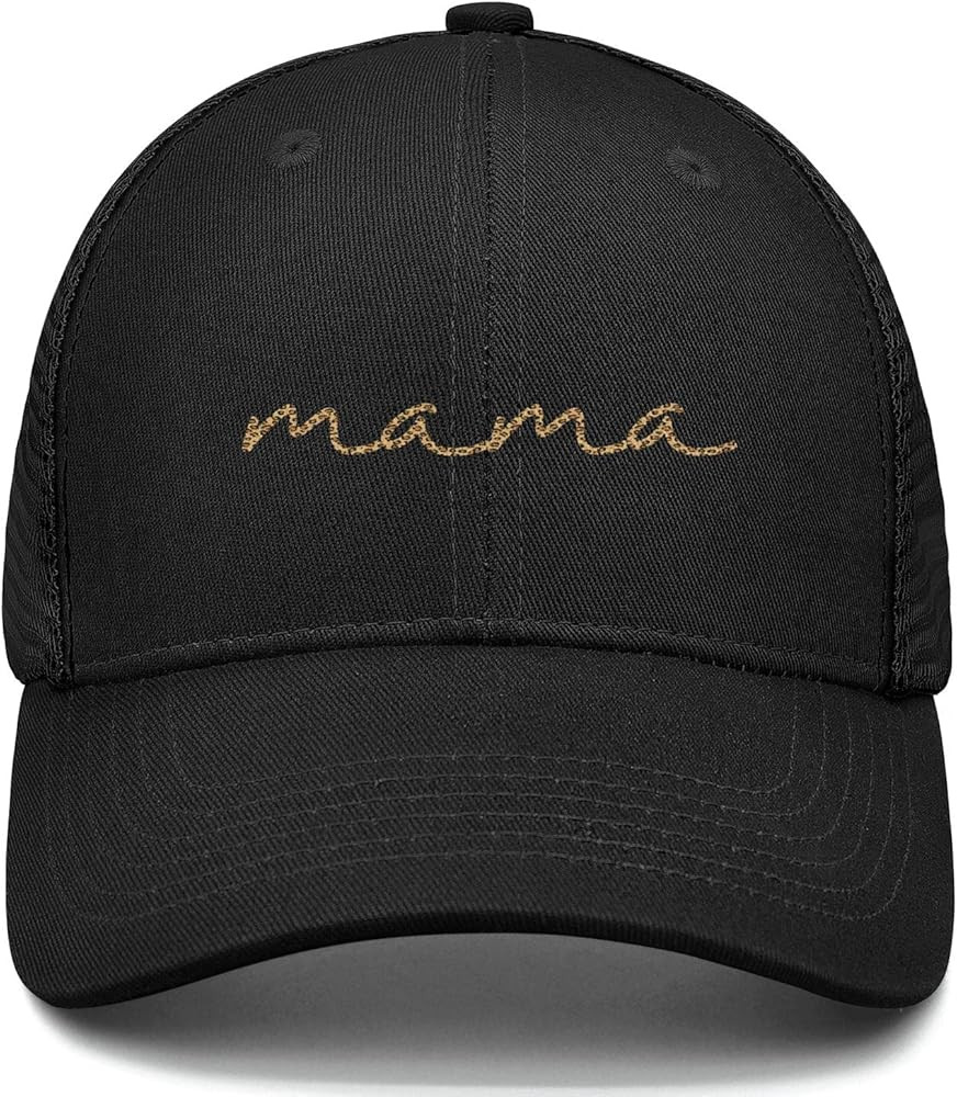 Mom Leopard Print Hat Mom Baseball Hat Mama Funny Baseball Cap for Women for Mom | Amazon (US)