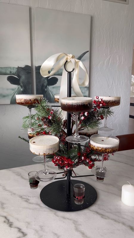Espresso martini cocktail tree, Amazon home decor, Christmas decor 

#LTKSeasonal #LTKCyberWeek #LTKparties