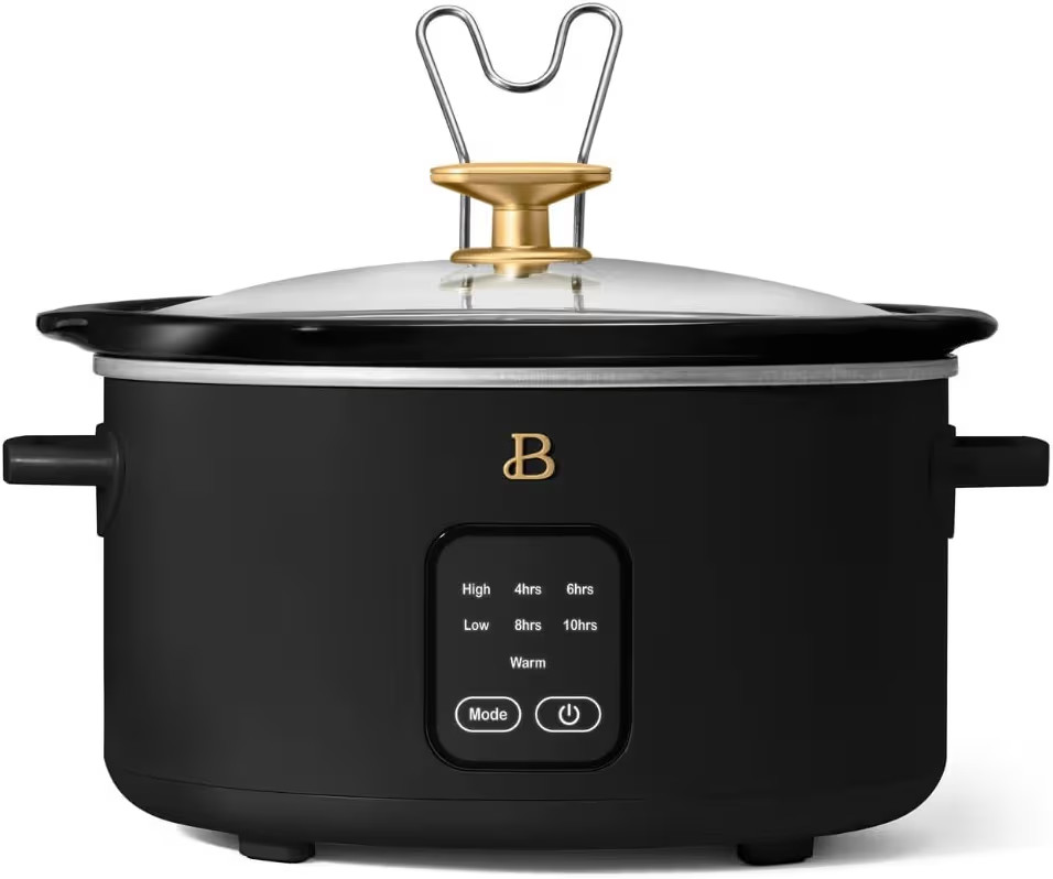 Beautiful 4-Quart Slow Cooker with Touch-Activated Display, Programmable Digital Controls, Remova... | Amazon (US)