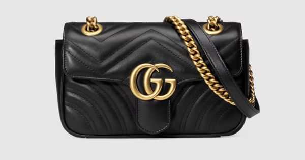 Mini-Tasche GG Marmont aus Matelassé | Gucci (EU)