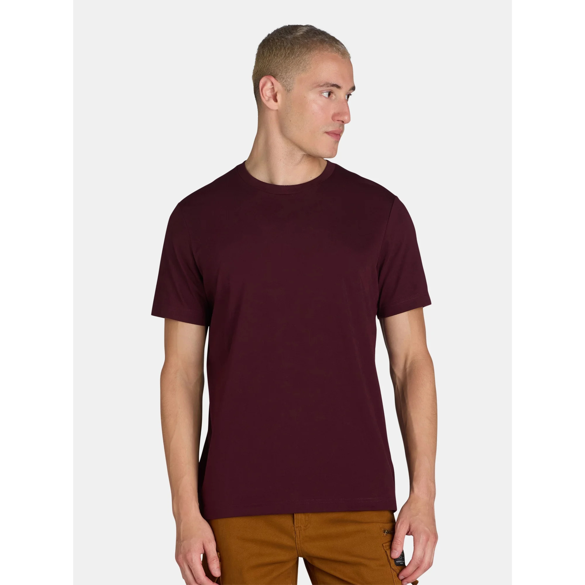 George Men's Crewneck Tee with Short-Sleeves, Sizes XS-3XL - Walmart.com | Walmart (US)