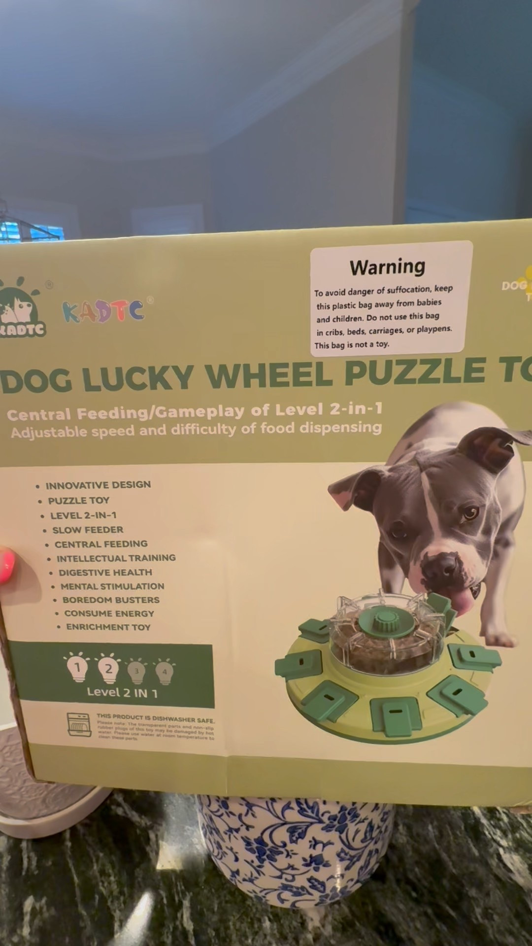 My boxer, Bruno, loves his new KADTC Dog Lucky Wheel Toy!!! 🦮 They have so many different options for dogs and cats!!!! 🐈🐶

You can use this to help slow down your dog’s eating, for fun, and to give them hours of fun 🐶

#LTKPets #LTKHome #LTKFamily