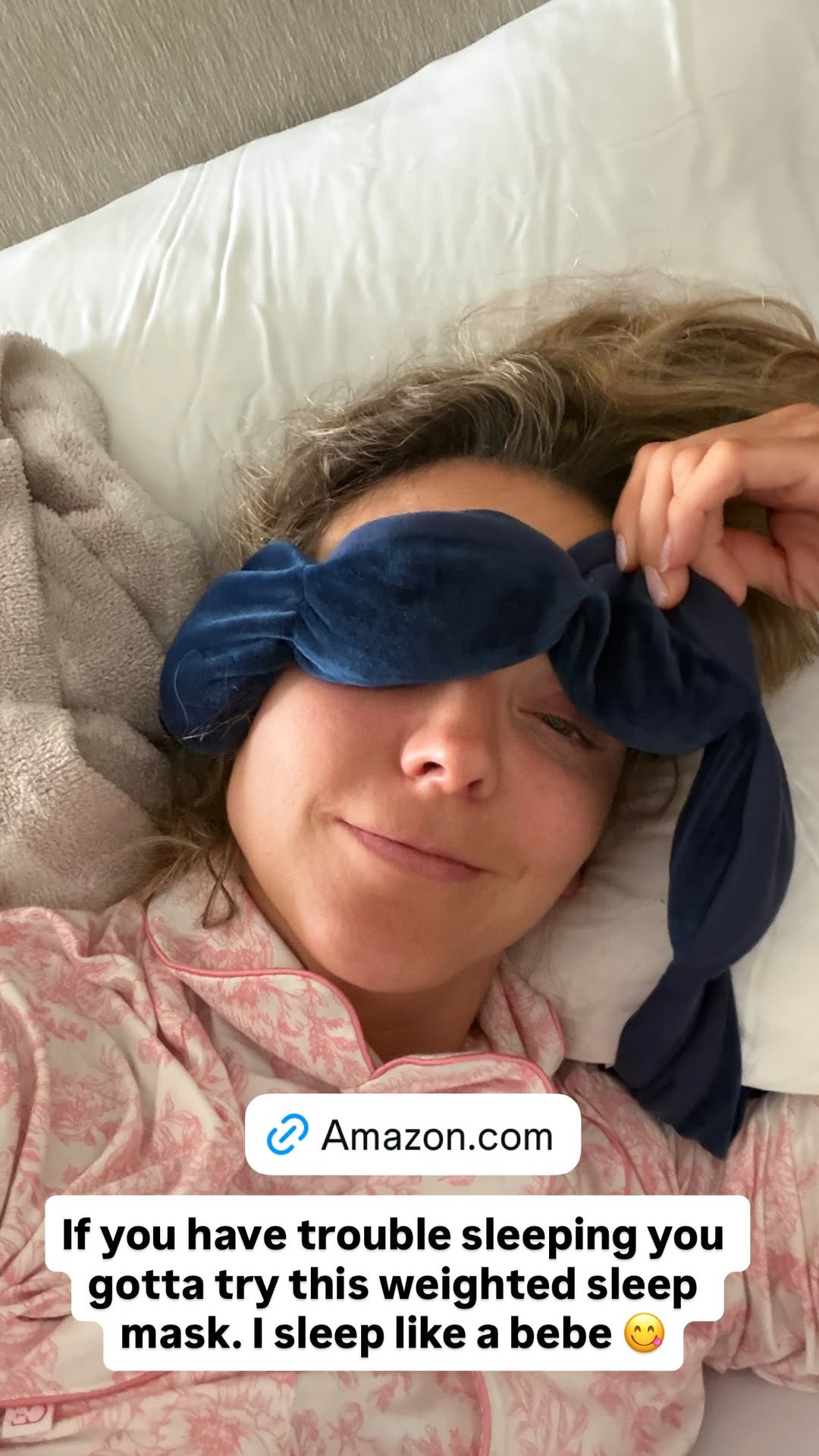 If you have trouble sleeping you gotta try this weighted sleep mask.  

 #LTKHome #LTKBeauty