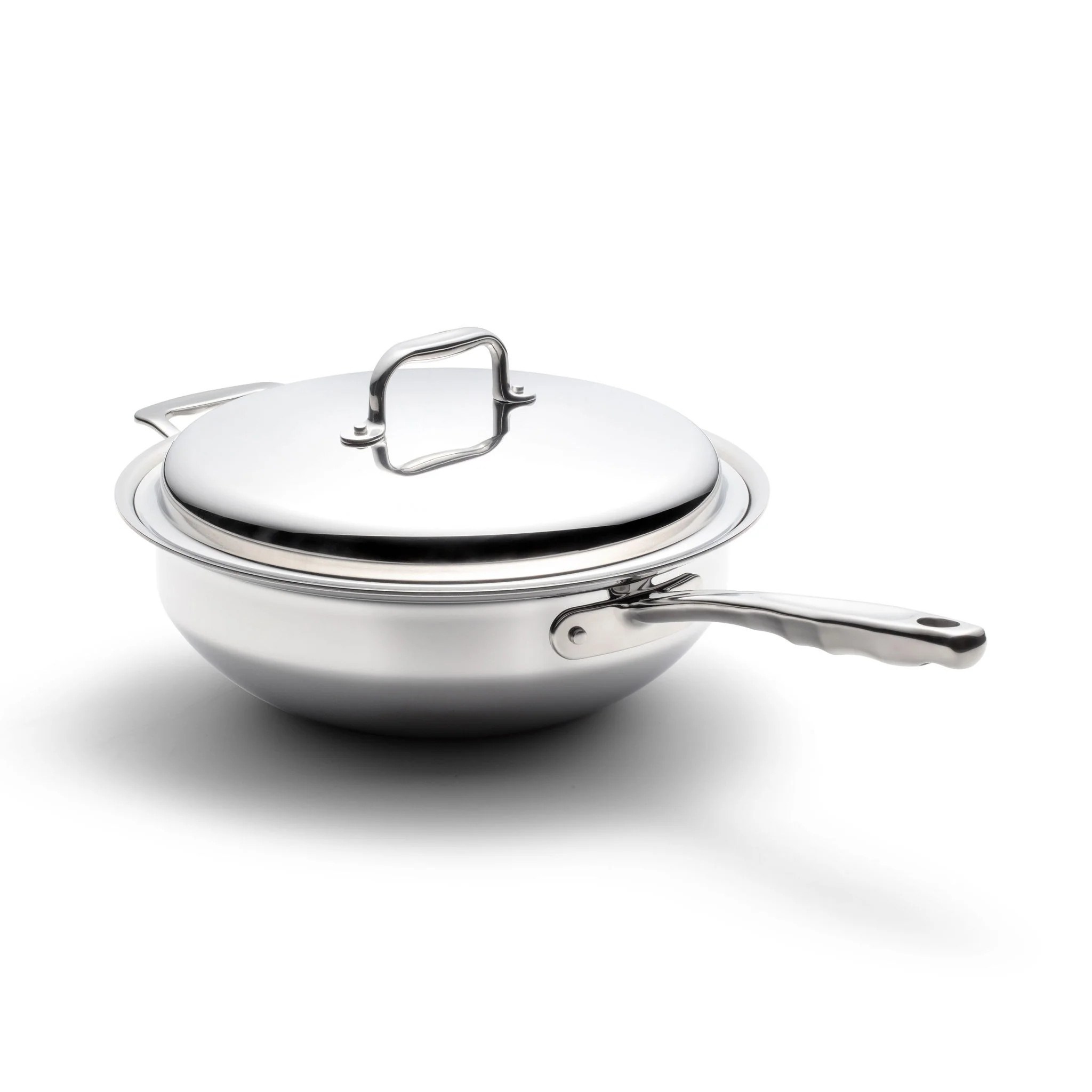5 Quart Stainless-Steel Wok | 360 Cookware | 360 Cookware