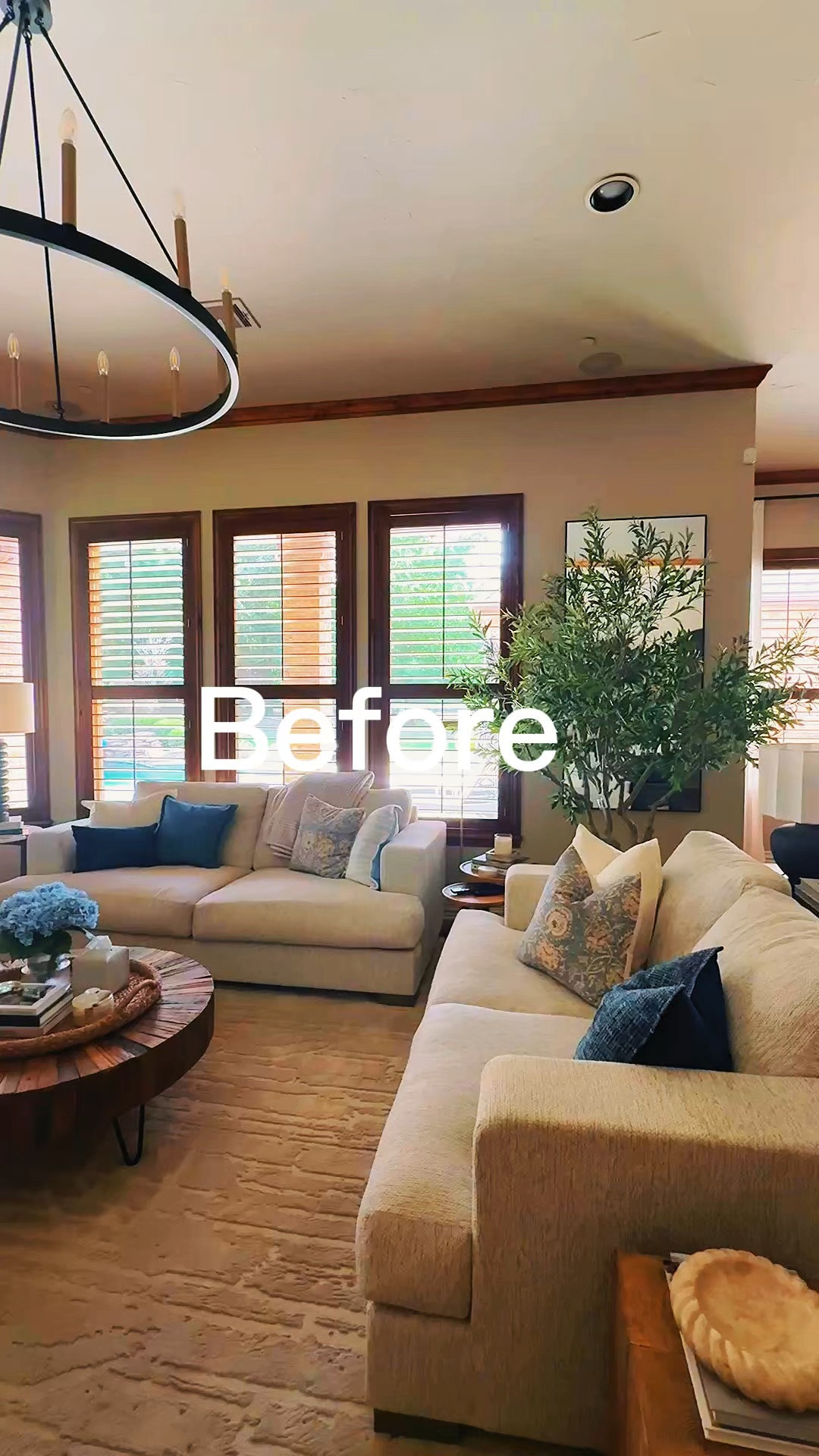 Curtains make this look like an entirely different room.