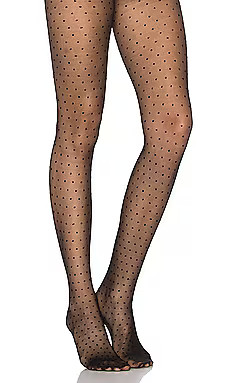 Commando Chic Dot Sheer Tight in Black from Revolve.com | Revolve Clothing (Global)