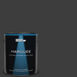 BEHR MARQUEE 1 gal. #MQ5-05 Limousine Leather Satin Enamel Exterior Paint & Primer 945301 | The Home Depot