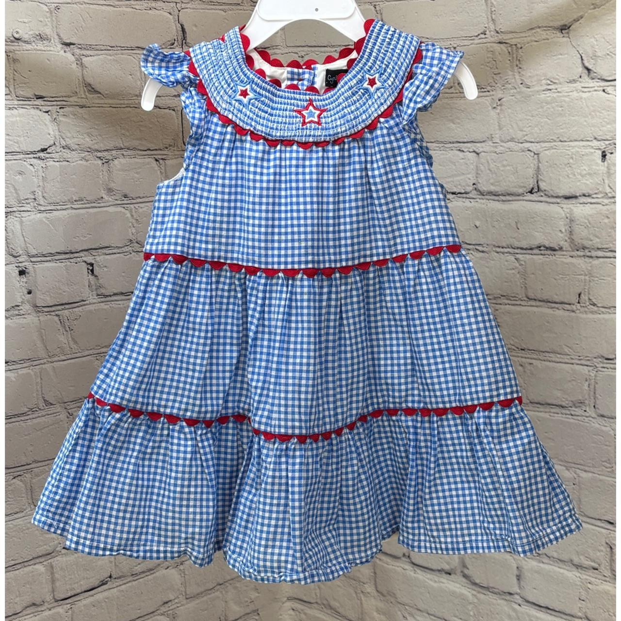 Cynthia Rowley Girls A-line Dress - Blue/Multi - 2 years | Depop US