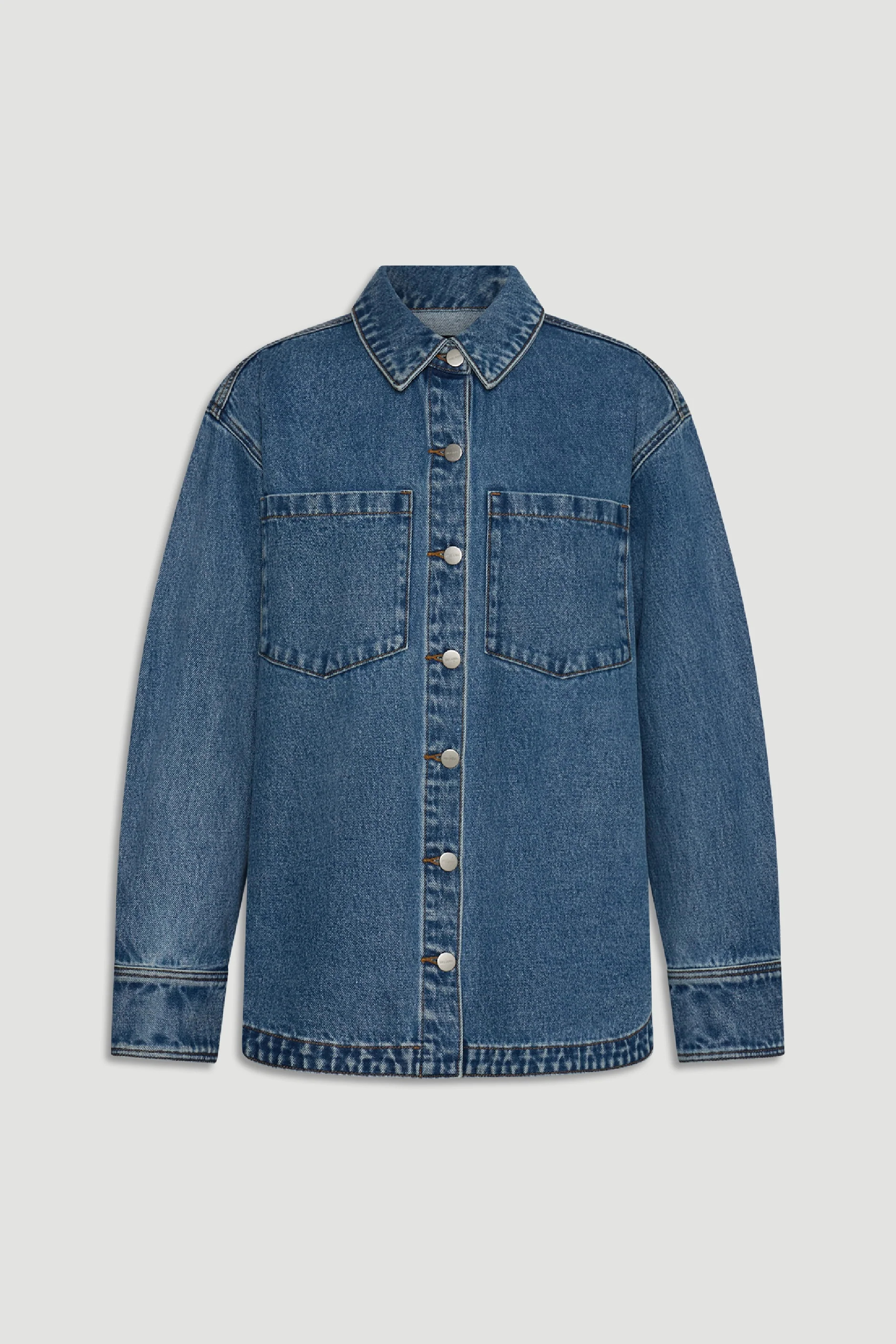 Ariana Denim Shirt - Pacific Blue | DECJUBA