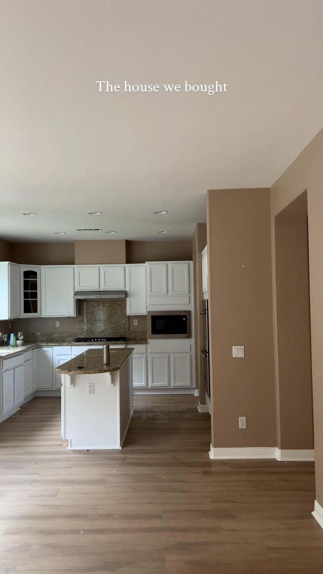 If you’ve ever asked about our kitchen… here’s everything 🤍

PAINT
• Cabinets: Natural Cream (Benjamin Moore) at 25% strength — satin
(we softened the color so it reads as a really light, warm neutral)
• Walls, hood & built-ins: Chantilly Lace (Benjamin Moore) — satin
• Ceiling: Chantilly Lace — flat

TILE
• Zellige tile in Pure White, 4x4
(it doesn’t look bright white because of the variation, but I promise it is)

COUNTERTOPS
• Polished quartz in Bianca Calore (marble look, low maintenance)

It took a lot of trial and error to land on this combo, but this is what finally made it feel custom instead of builder-grade.

#LTKSeasonal #LTKHome #LTKSaleAlert
