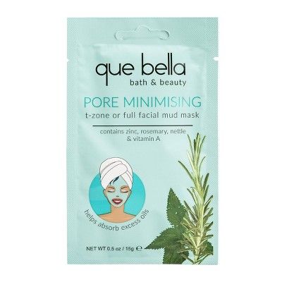 Que Bella Pore Minimizing Mud Mask - 0.5oz | Target